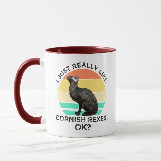 I Just Really Like Cornish Rexes, OK? Tasse (Links)
