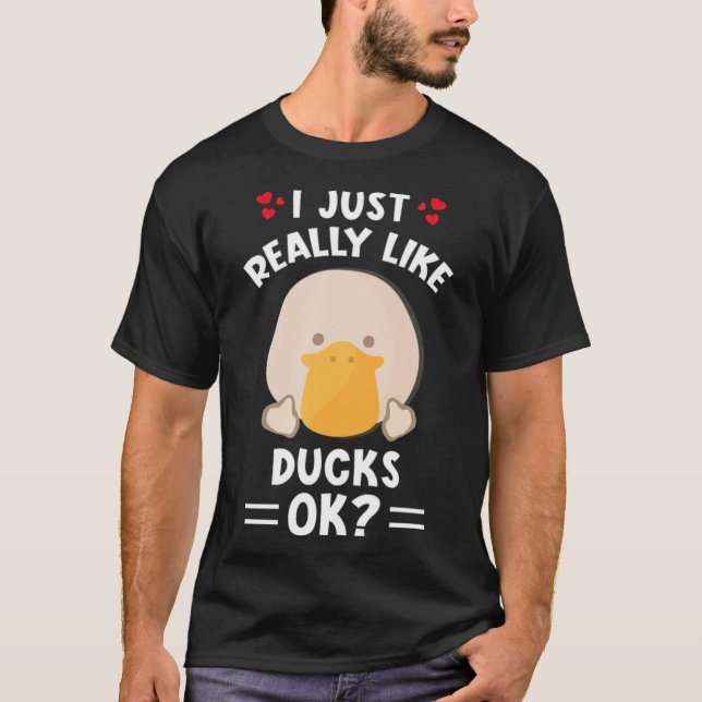 I just really like ducks bone T-Shirt (Vorderseite)