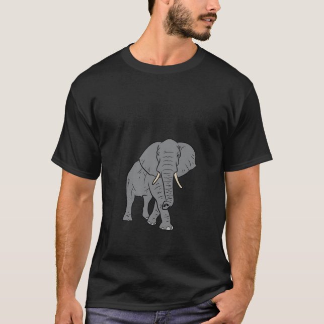 I Just Really Like Elephants Ok Love Elephants T-Shirt (Vorderseite)