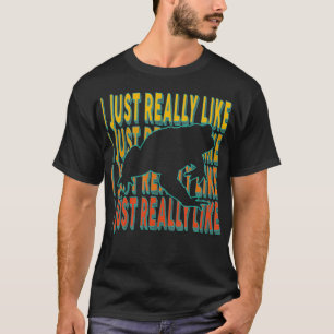 I Just Really Like Frog Theme Idea For Animal Love T-Shirt