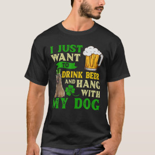 I Just Want To Drink Beer And Hang With My Briard T-Shirt
