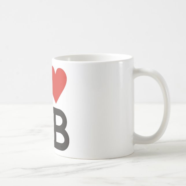 I Kaffee Liebe lbs T/Tee-Tasse Tasse (Rechts)