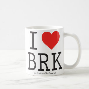 I Kaffee-Tasse Liebe-Berkshires Hathaway (BRK) Kaffeetasse