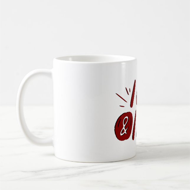 i kann und i wird motivierend Design Kaffeetasse (Links)