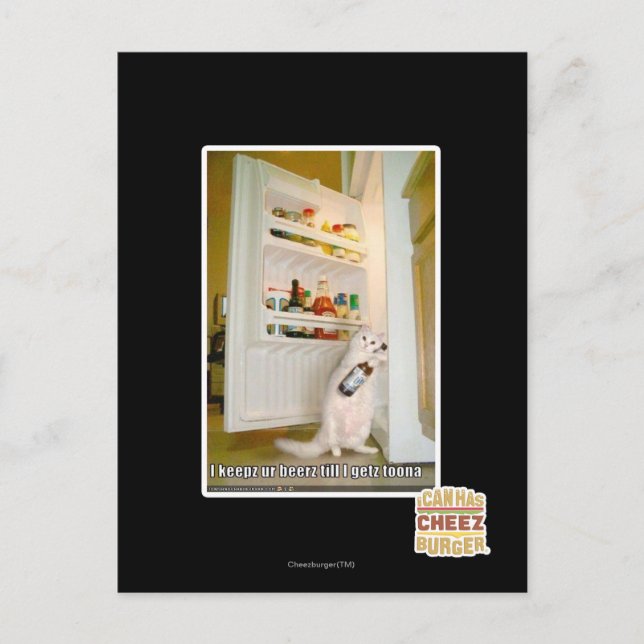 I keepz ur beerz postkarte (Vorderseite)