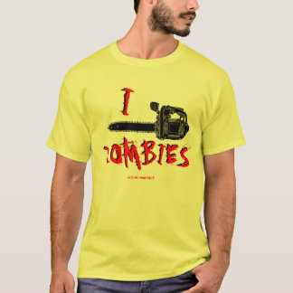 I Kettensägen-Zombie-T - Shirt