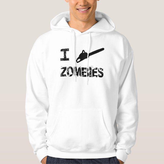 I Kettensägen-Zombies Hoodie (Vorderseite)
