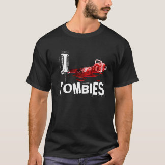 I Kettensägen-Zombies! - Schwarzes T-Shirt