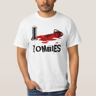 I Kettensägen-Zombies! - Weiß T-Shirt