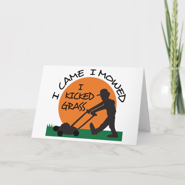 I Kickgrass Karte (Vorderseite)