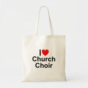 I Kirchen-Chor der Liebe-(Herz) Tragetasche