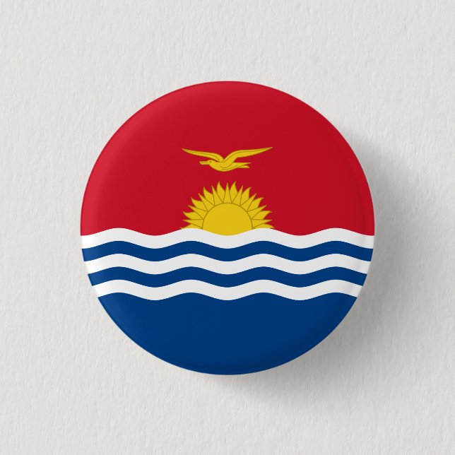 I-Kiribati-Flagge, Flagge Kiribatis Button (Vorderseite)