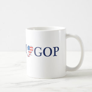 I klassische weißer Kaffee-Tasse Liebe GOP Tasse