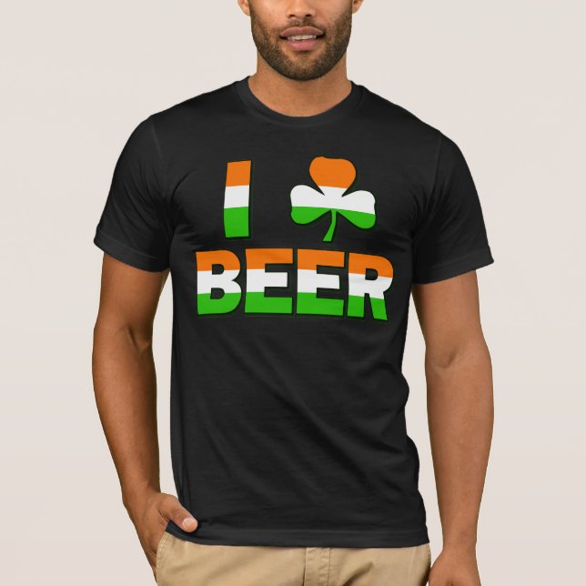 I Kleeblatt-Bier T-Shirt (Vorderseite)