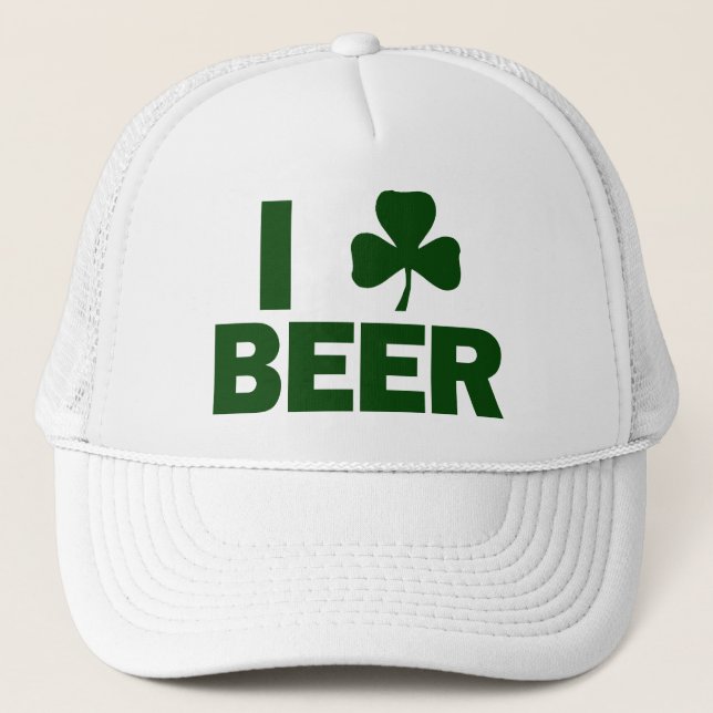 I Kleeblatt-Bier Truckerkappe (Vorderseite)