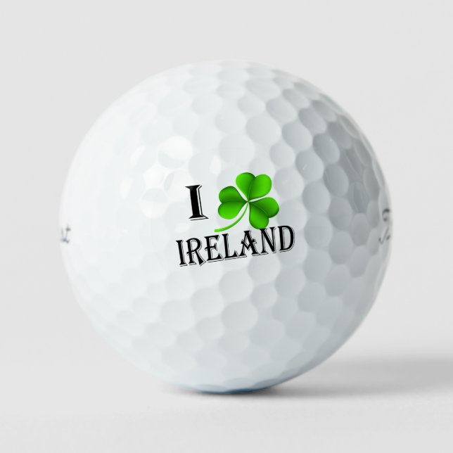 I Kleeblatt Ireland bk tpv1 gbcn Golfball (Vorderseite)