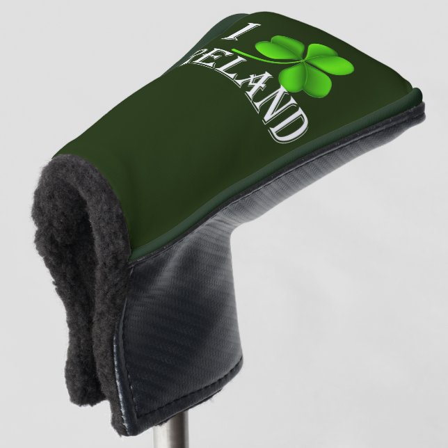 I Kleeblatt Irland Golf Headcover (3/4 Vorderseite)