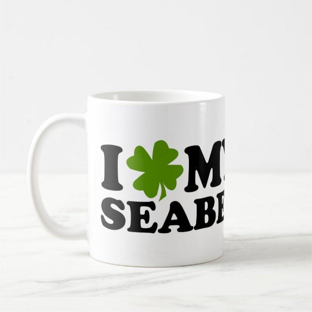 I (Kleeblatt) Mein Seabee Tasse (Links)