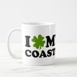 I (Kleeblatt) Meine Coastie Tasse