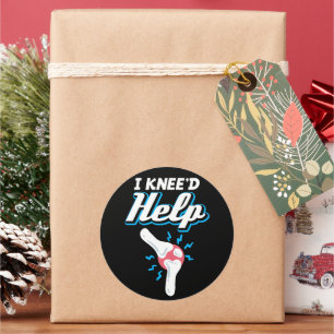 I Kneed Help Knee Replacement Operation Joint New Runder Aufkleber