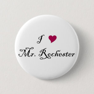 I Knopf Herz-Herrn Rochester Button