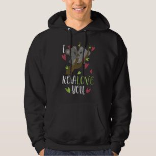 I Koalove You Koala Liebe Valentinstag Koala sagen Hoodie