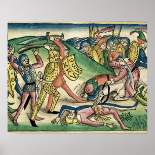 I Könige 15 16 Krieg zwischen Asa und Baasha, aus  Poster