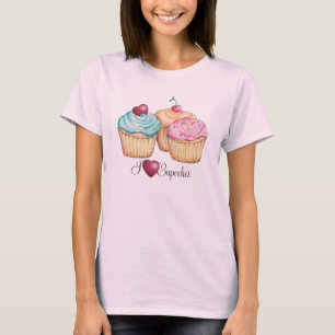 I Kuchen-T - Shirt der Liebe-(Herz)