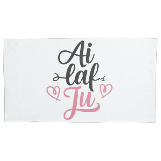 I laf ju kissenbezug