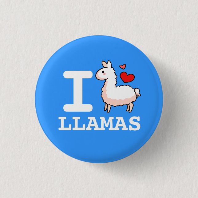 I Lama-Lamas Button (Vorderseite)