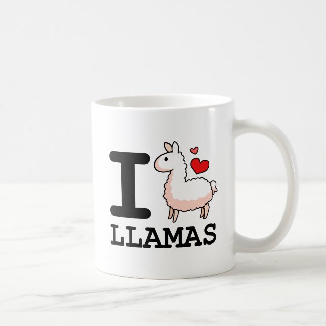 I Lama-Lamas Tasse (Rechts)