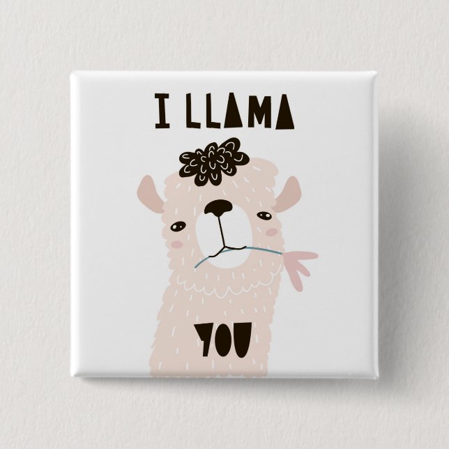 I Lama Sie Button (Vorderseite)
