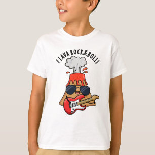 I Lava Rock and Roll Funny Volcano Pub T-Shirt