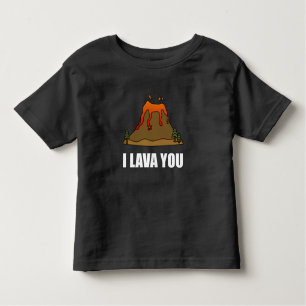 I Lava Sie Vulkan Kleinkind T-shirt