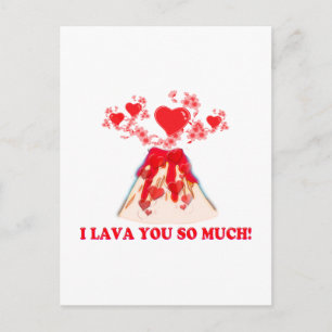 I Lava You Postkarte