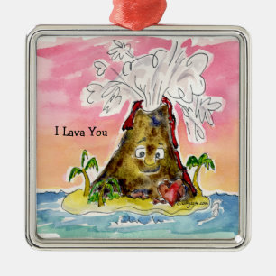 I Lava You Silbernes Ornament