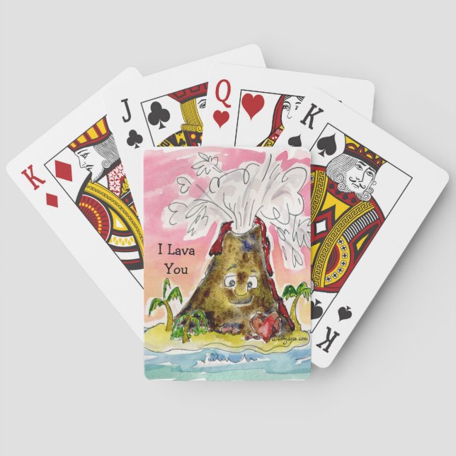 I Lava You Spielkarten (Rückseite)