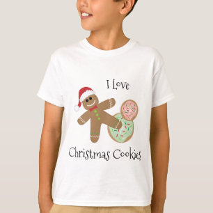 I Lebkuchen-Mann der Liebe-Weihnachtsplätzchen-  T-Shirt