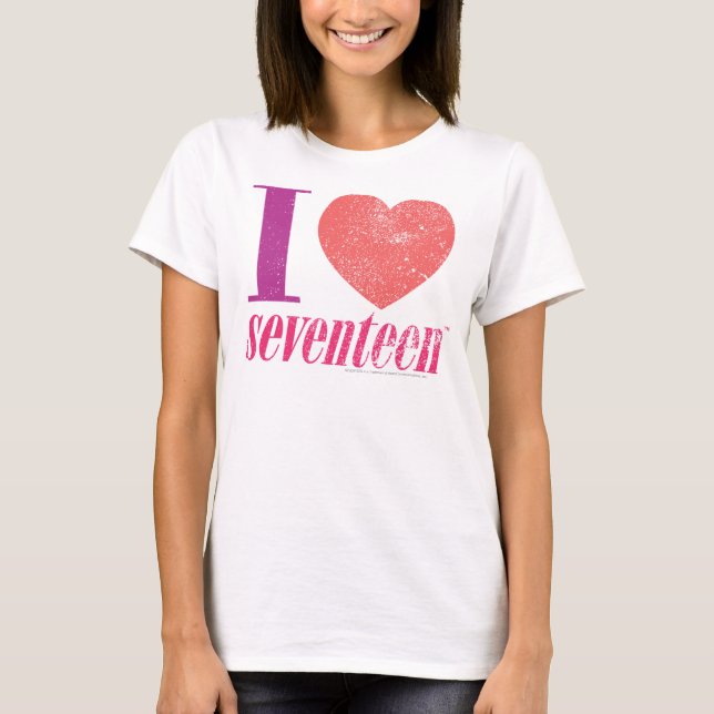 I Liebe 17 T-Shirt (Vorderseite)