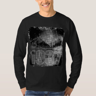 I Liebe 1937 - Vintager T - Shirt Schwarz-Weiß