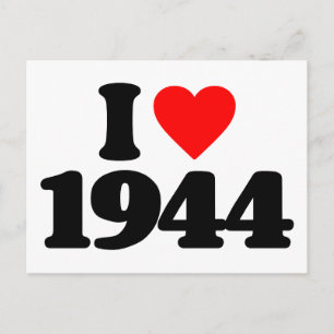 I LIEBE 1944 POSTKARTE