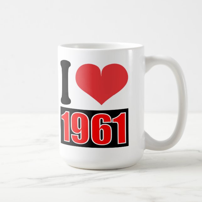 I Liebe 1961 - Tasse (Rechts)