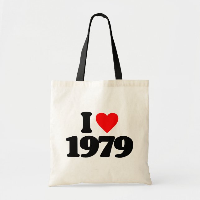 I LIEBE 1979 TRAGETASCHE (Vorne)