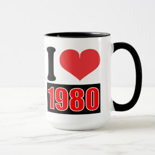 I Liebe 1980 - Tasse