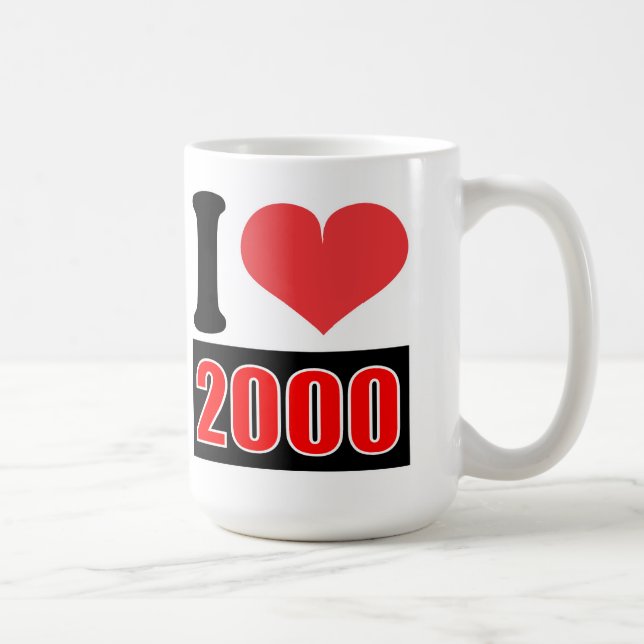 I Liebe 2000 - Tasse (Rechts)