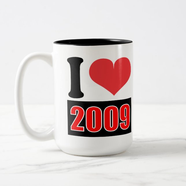 I Liebe 2009 - Tasse (Links)