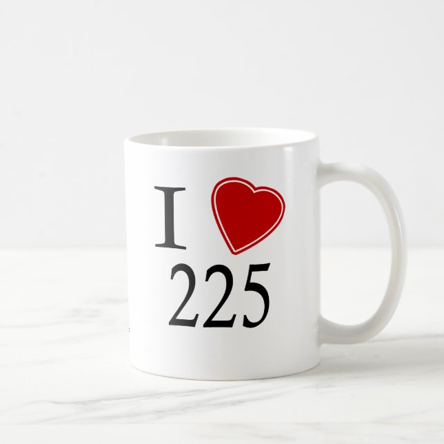I Liebe 225 Baton-Rouge Kaffeetasse (Rechts)
