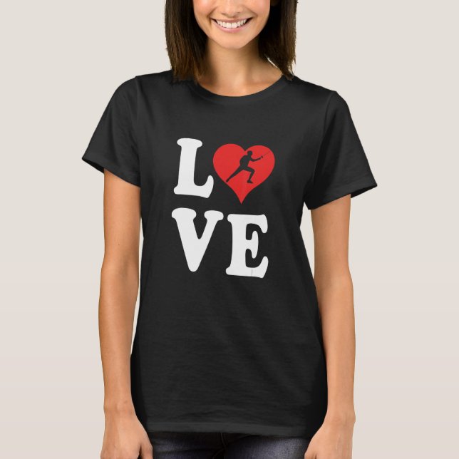 I LIEBE 2 T-Shirt (Vorderseite)