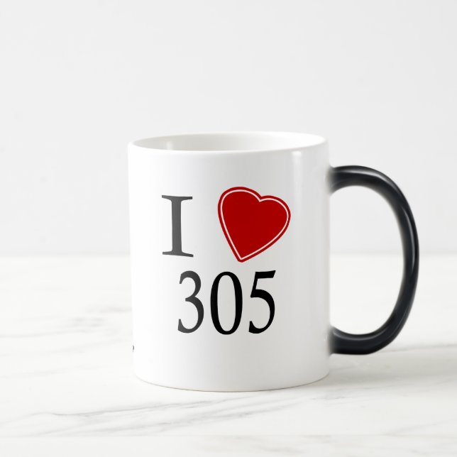 I Liebe 305 Miami Verwandlungstasse (Rechts)