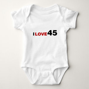 I Liebe 45 Baby Bodysuit Baby Strampler